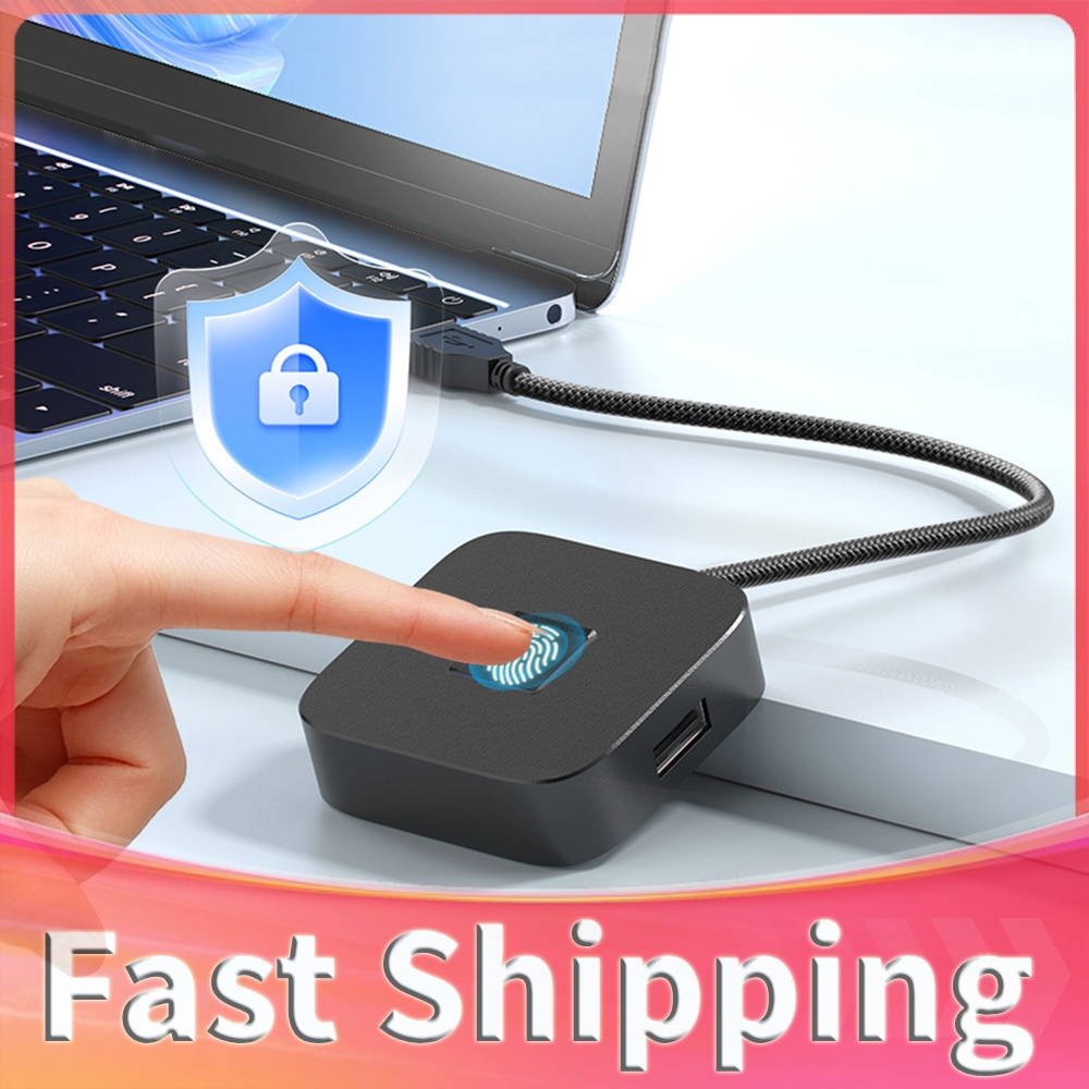 Fingerprint Reader Usb - Scanner de impressão digital com hub