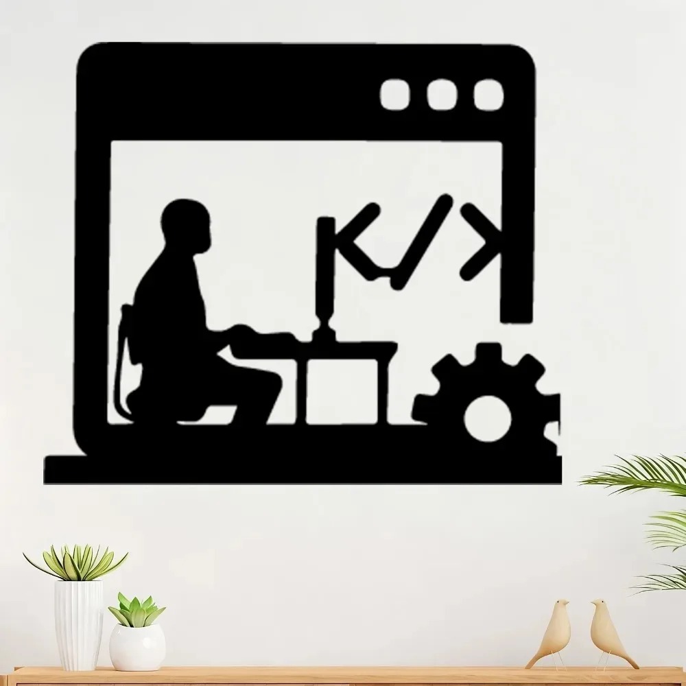Office Tech Software - Arte de parede em metal para