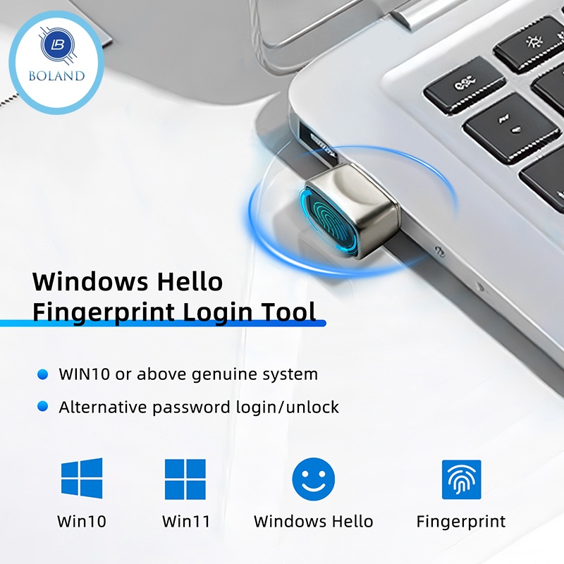 Fingerprint Reader Usb - Mini bloqueio biométrico de impressão digital,