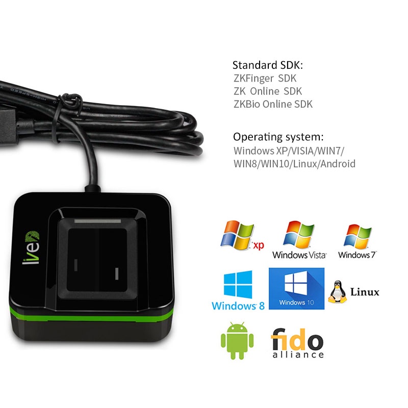20r scanner óptico de impressã - Fingerprint Reader Usb avaliação e preço