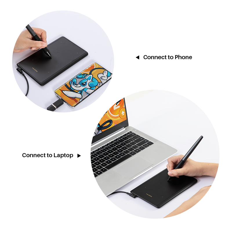 Huion-H420X Tablet gráfico ult - Digital Signature Pad avaliação e preço