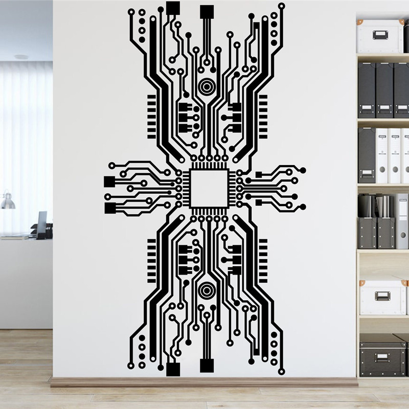 Circuit Board Chip Adesivo de  - Office Tech Software avaliação e preço