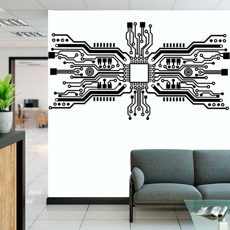 Circuit Board Chip Adesivo de  - Office Tech Software avaliação e preço